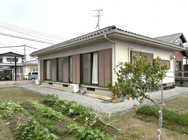 宮崎不動産情報 宮崎 建物 住宅 工場 倉庫 事務所 tate5 宮崎市佐土原町下田島の売り住宅不動産11684 外観写真 人気の平屋です。 こゆプランニングに連絡を