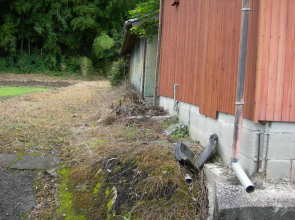 国富町大字八代北俣 5680 西側境界付近写真 田舎住宅で農家使用の畑もある売り物件こゆプランニング